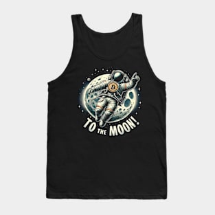 To the moon! - Bitcoin Tank Top